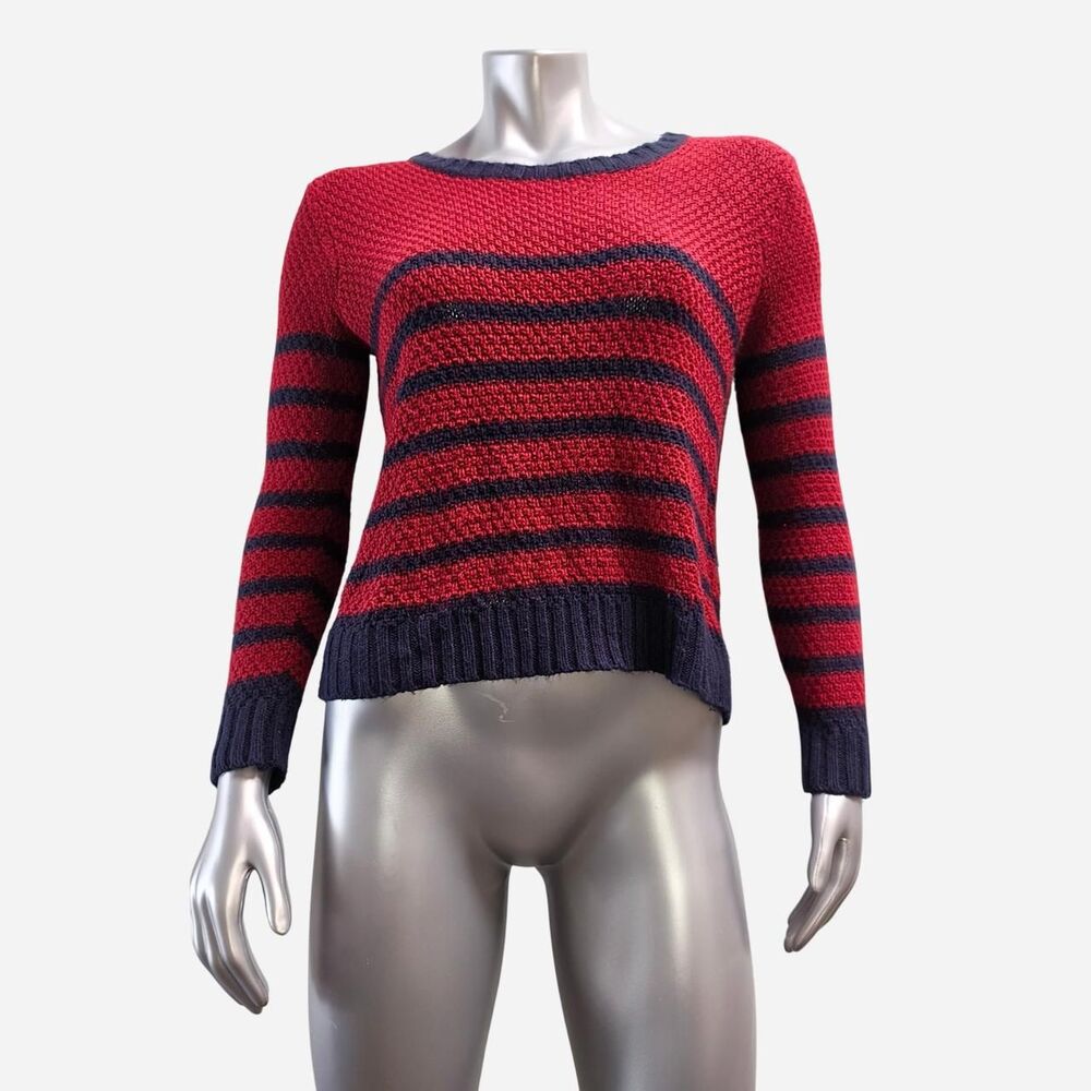 Forever-21 Women's Red and Black Jumper